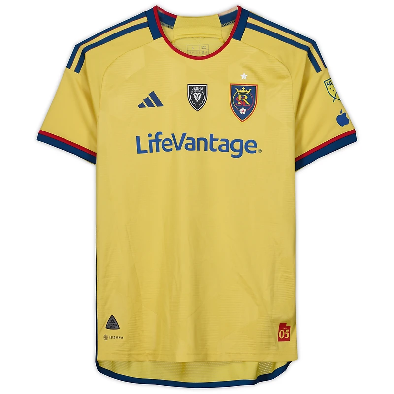 Marcelo Silva Real Salt Lake Autographed Match-Used #30 Yellow Jersey from the 2023 MLS Season