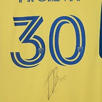 Marcelo Silva Real Salt Lake Autographed Match-Used #30 Yellow Jersey from the 2023 MLS Season