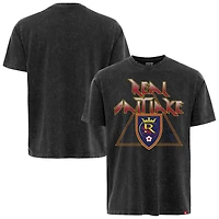 Men's Sportiqe  Charcoal Real Salt Lake Distressed Angus T-Shirt