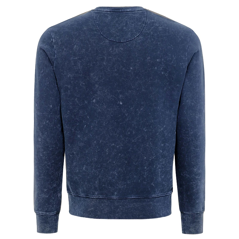 Sweat-shirt Freddy Sportiqe bleu marine Real Salt Lake pour homme, effet vieilli