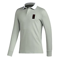 Polo à manches longues adidas 2023 Player gris Real Salt Lake Travel pour hommes