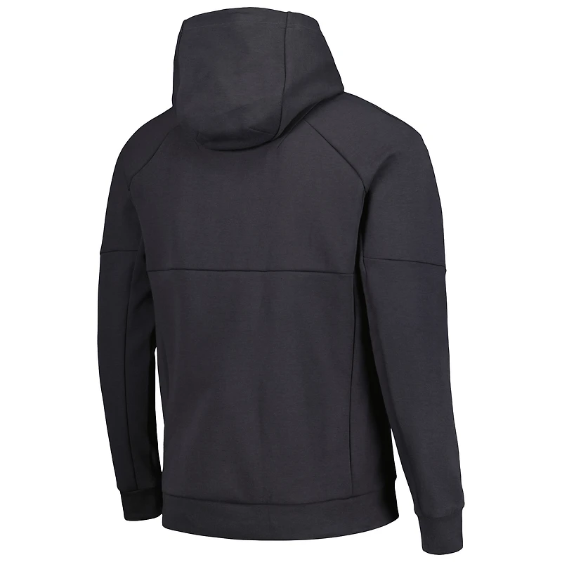 Sweat à capuche adidas Real Salt Lake 2023 Player Travel pour homme, noir