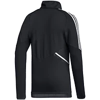 Men's adidas Black Real Salt Lake COLD.RDY Raglan Warmup Pullover Jacket