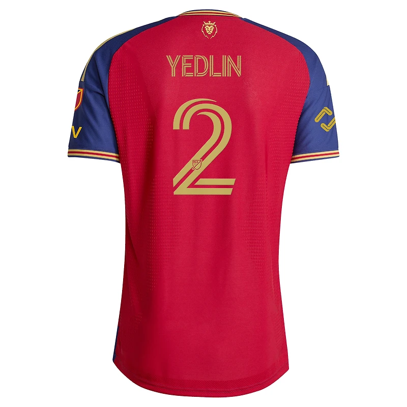 Maillot authentique adidas DeAndre Yedlin rouge Real Salt Lake 2026 The Switchback pour homme