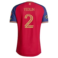 Maillot authentique adidas DeAndre Yedlin rouge Real Salt Lake 2026 The Switchback pour homme