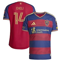 Men's adidas Emeka Eneli Red Real Salt Lake 2026 The Switchback On-Field Authentic Patch Jersey