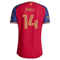 Maillot authentique adidas Emeka Eneli rouge Real Salt Lake 2026 The Switchback pour homme