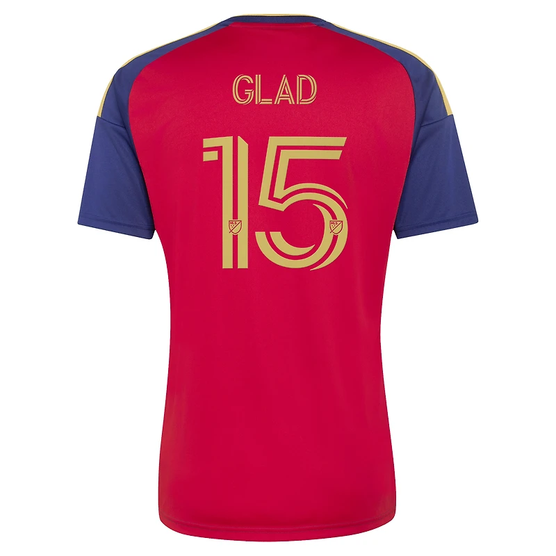 Maillot réplique adidas Justen Glad rouge Real Salt Lake 2026 The Switchback pour homme