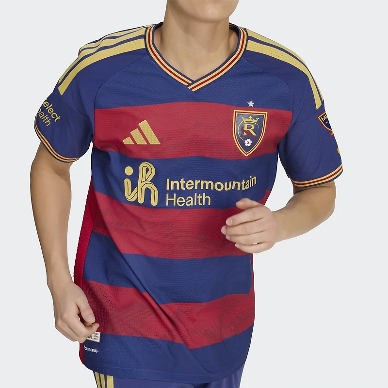 Men's adidas Red Real Salt Lake 2026 The Switchback On-Field Authentic Patch Jersey