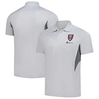 Men's adidas Silver Real Salt Lake 2025 Training Polo