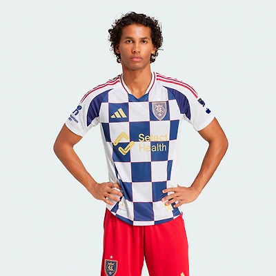 Men's adidas White Real Salt Lake 2025 Grid City Authentic Jersey