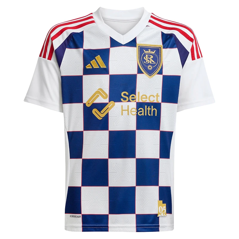 Men's adidas White Real Salt Lake 2025 Grid City Replica Jersey