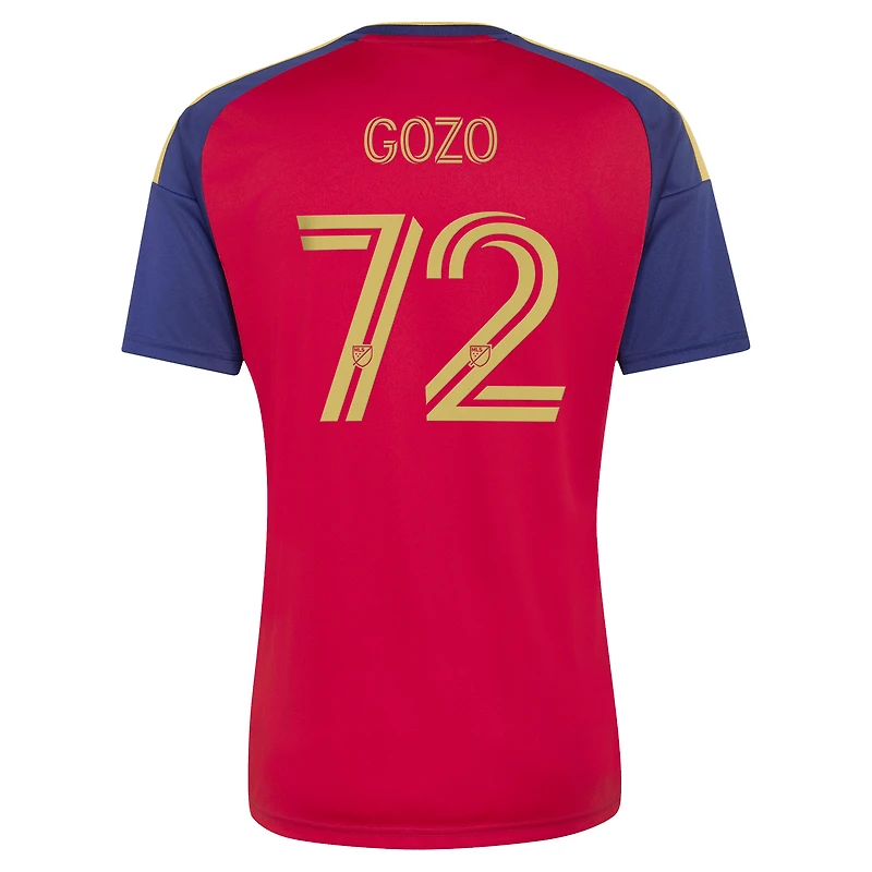Maillot réplique adidas Zavier Gozo rouge Real Salt Lake 2026 The Switchback pour homme