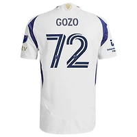 Men's adidas Zavier Gozo White Real Salt Lake 2025 Grid City On-Field Authentic Jersey