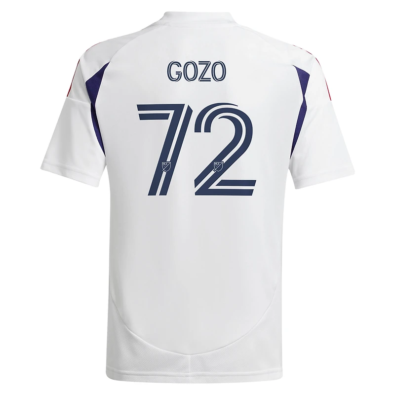 Maillot réplique adidas Zavier Gozo blanc Real Salt Lake 2025 Grid City pour homme