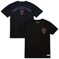 Men's Mitchell & Ness Black Real Salt Lake 2-Hit T-Shirt