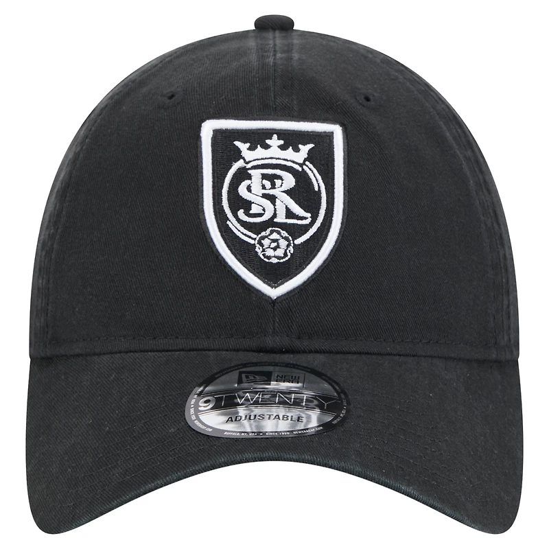 Men's New Era  Black Real Salt Lake 2025 Kickoff 9TWENTY Adjustable Hat