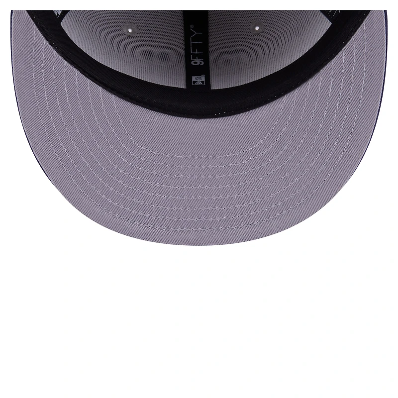 Casquette snapback bicolore 9FIFTY gris Real Salt Lake pour homme de New Era