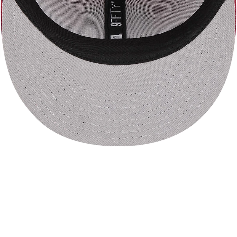 Men's New Era Red Real Salt Lake 2024 Jersey Hook 9FIFTY Snapback Hat