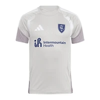 Maillot d'entraînement de compétition Real Salt Lake argent pour homme, année 2026
