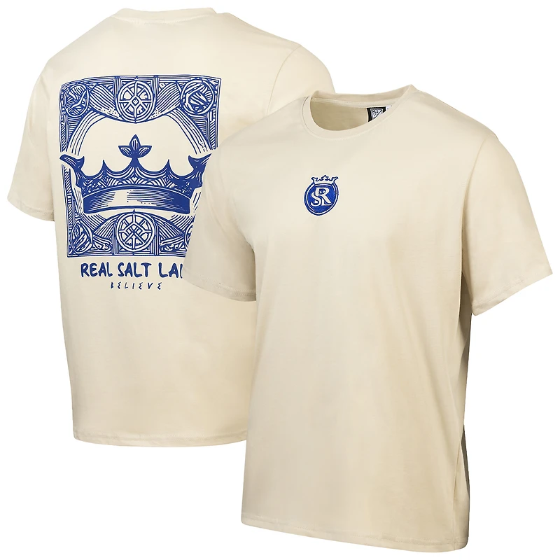 Men's  Sport Design Sweden Tan Real Salt Lake Everyday Relaxed T-Shirt