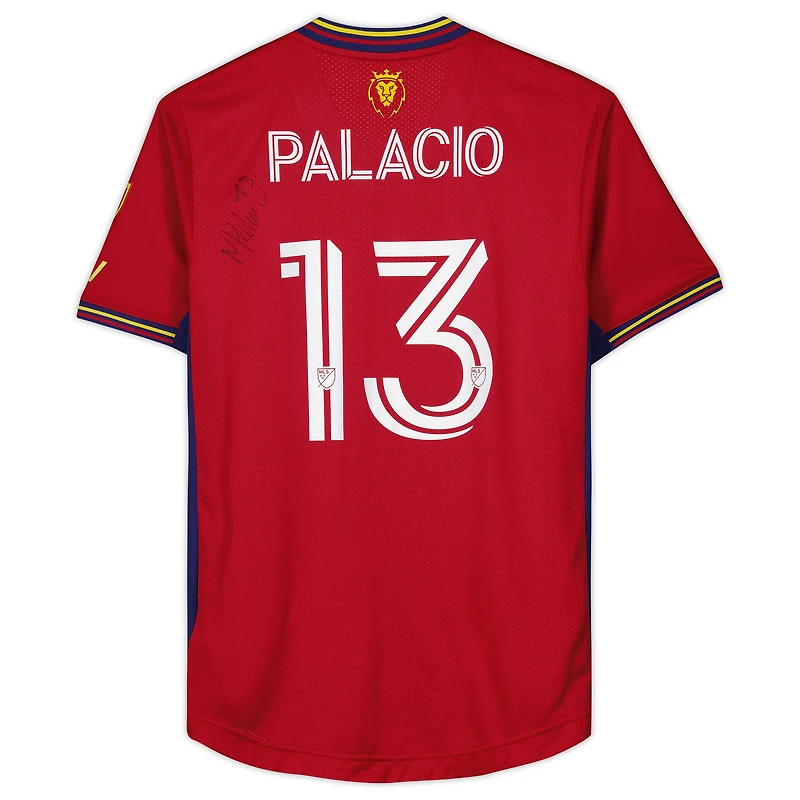Nelson Palacio Real Salt Lake Autographed Match-Used #13 Jersey from the 2023 MLS Season