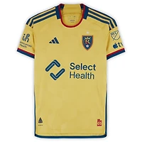 Pablo Ruiz Real Salt Lake Autographed Match-Used #7 Gold adidas Jersey from the 2024 MLS Season - Size S