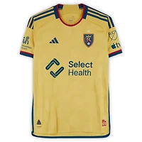 Philip Quinton Real Salt Lake Autographed Match-Used #26 Gold adidas Jersey from the 2024 MLS Season - Size L
