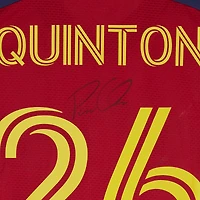 Philip Quinton Real Salt Lake Autographed Match-Used #26 Red adidas Jersey from the 2024 MLS Season - Size L