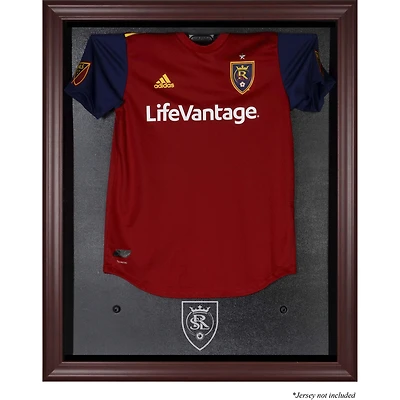 Real Salt Lake Framed Mahogany Team Logo Jersey Display Case