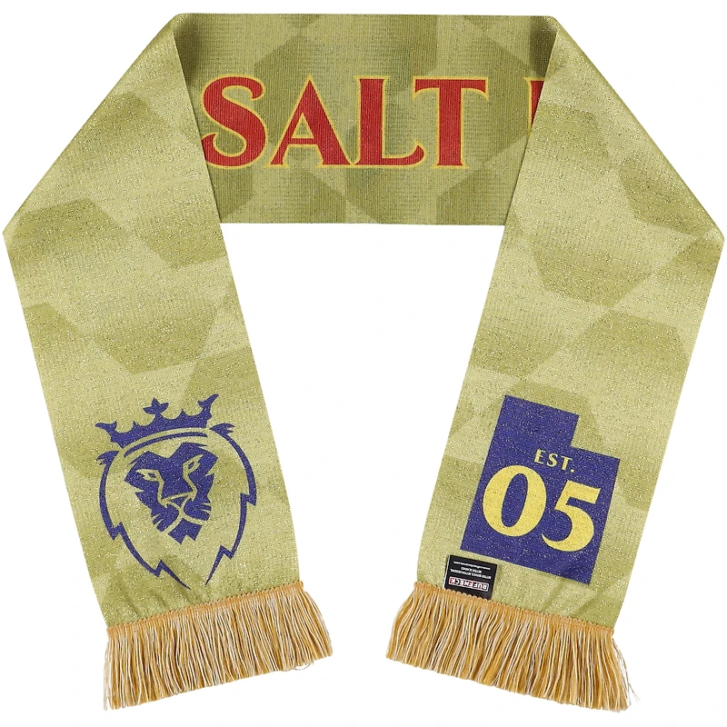 Écharpe réversible à crochet Real Salt Lake Jersey