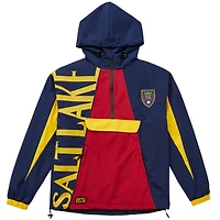 Unisex Live Breathe Futbol Blue Real Salt Lake Tekker Half-Zip Anorak Jacket