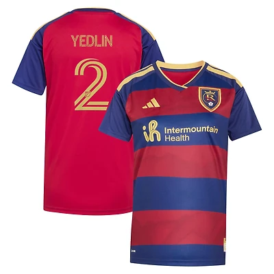 Women's adidas DeAndre Yedlin Red Real Salt Lake 2026 DNA Kit On-Field Authentic Player Jersey