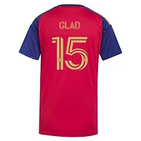 Women's adidas Justen Glad Red Real Salt Lake 2026 The Switchback On-Field Authentic Player Jersey