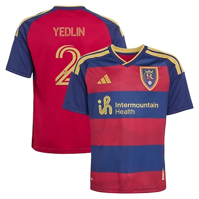 Maillot réplique adidas DeAndre Yedlin rouge Real Salt Lake 2026 The Switchback pour enfant