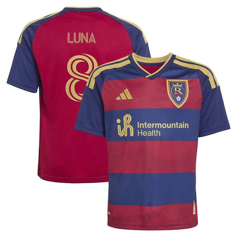Maillot réplique adidas Diego Luna rouge Real Salt Lake 2026 The Switchback pour enfant