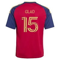 Youth adidas Justen Glad Red Real Salt Lake 2026 The Switchback Replica Jersey