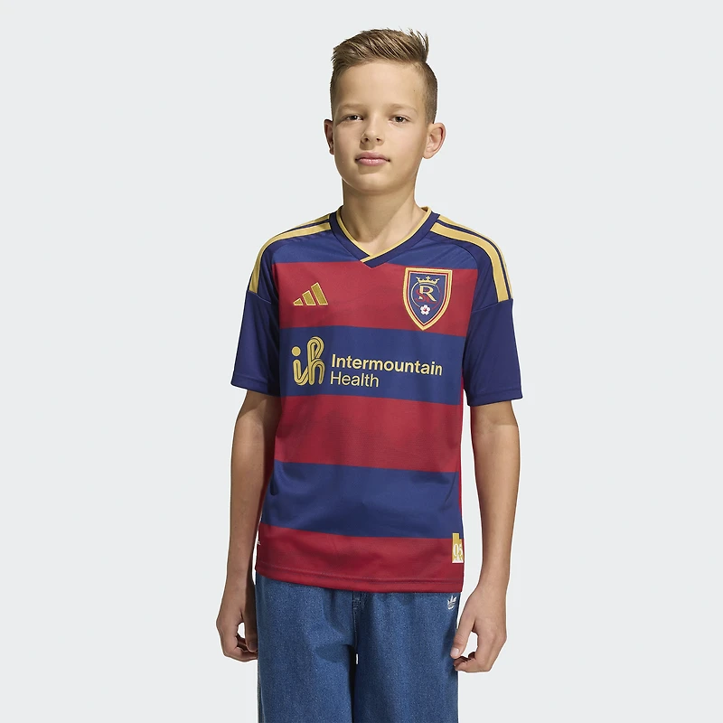 Maillot réplique adidas rouge Real Salt Lake 2026 The Switchback pour jeunes