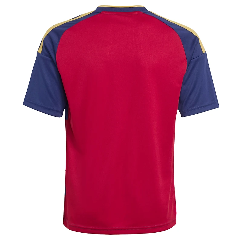 Maillot réplique adidas rouge Real Salt Lake 2026 The Switchback pour jeunes