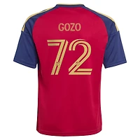 Maillot réplique adidas Zavier Gozo rouge Real Salt Lake 2026 The Switchback pour enfant