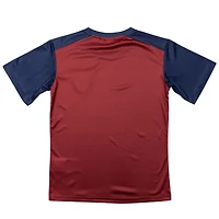 T-shirt rouge Real Salt Lake Club pour jeunes, design sportif, Suède