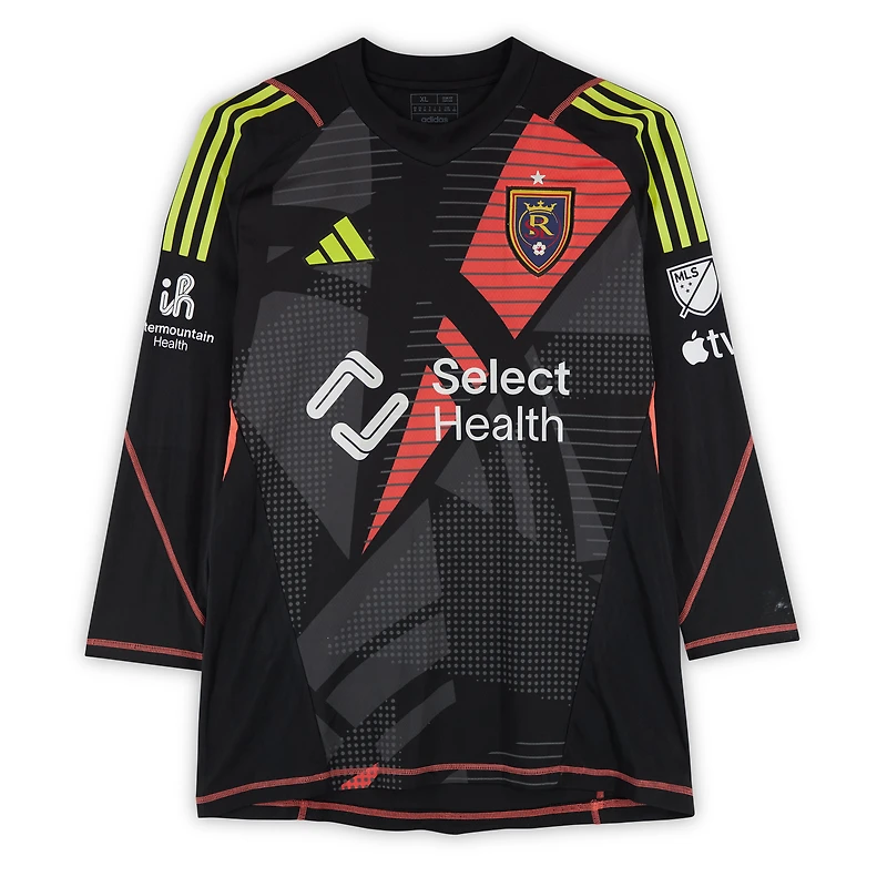Zac MacMath Real Salt Lake Autographed Match-Used #18 Black adidas Jersey from the 2024 MLS Season - Size XL