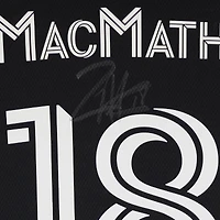 Zac MacMath Real Salt Lake Autographed Match-Used #18 Black adidas Jersey from the 2024 MLS Season - Size XL