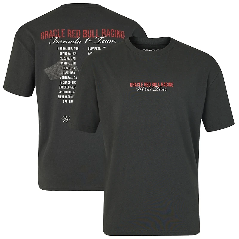 Men's Castore Black Red Bull Racing World Tour Relaxed T-Shirt
