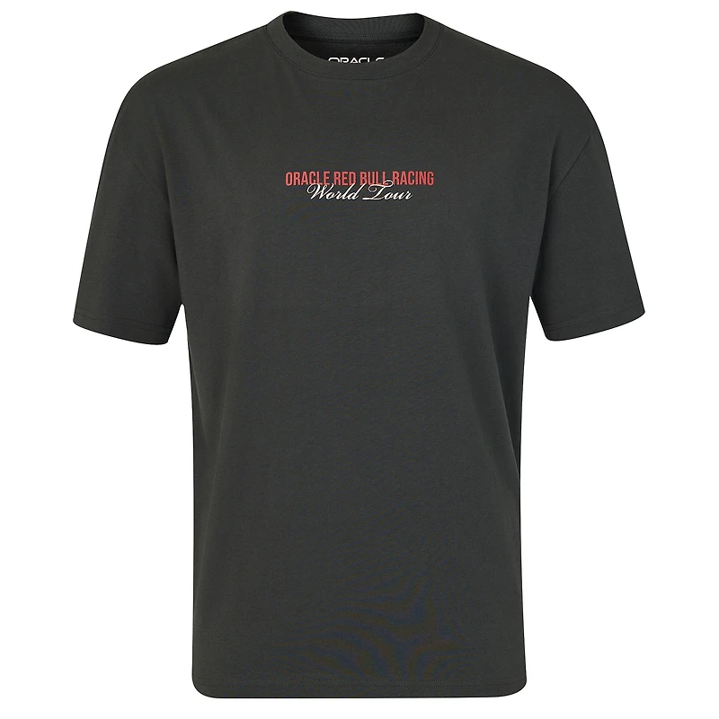 Men's Castore Black Red Bull Racing World Tour Relaxed T-Shirt