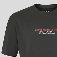 T-shirt décontracté Castore noir Red Bull Racing World Tour pour homme