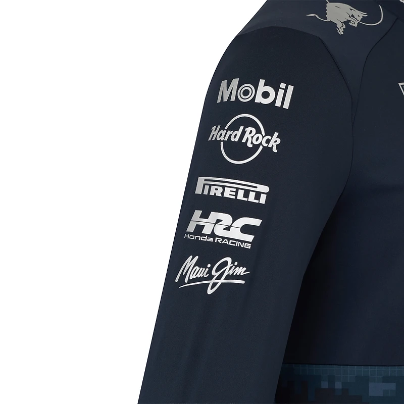 Men's Castore Navy Red Bull Racing x HYPEBEAST Team Quarter-Zip Jacket