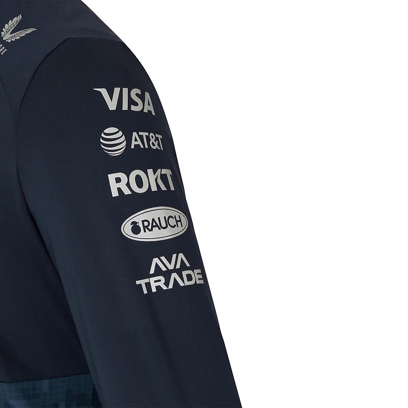 Men's Castore Navy Red Bull Racing x HYPEBEAST Team Quarter-Zip Jacket