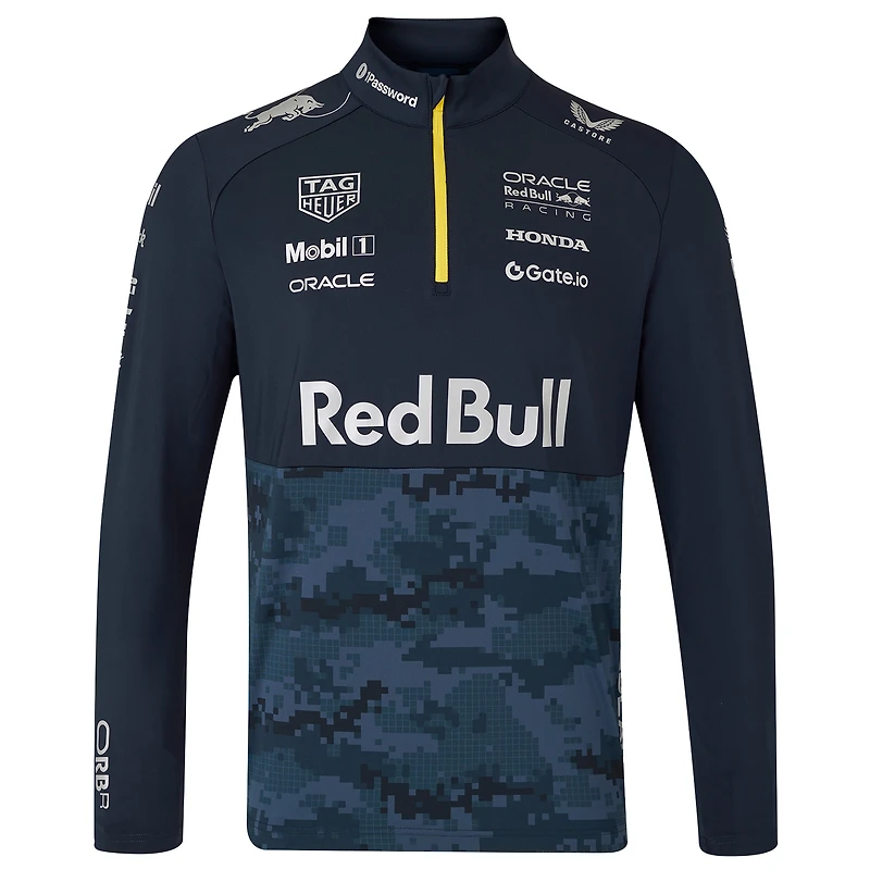 Veste à col zippé Castore Navy Red Bull Racing x HYPEBEAST pour homme