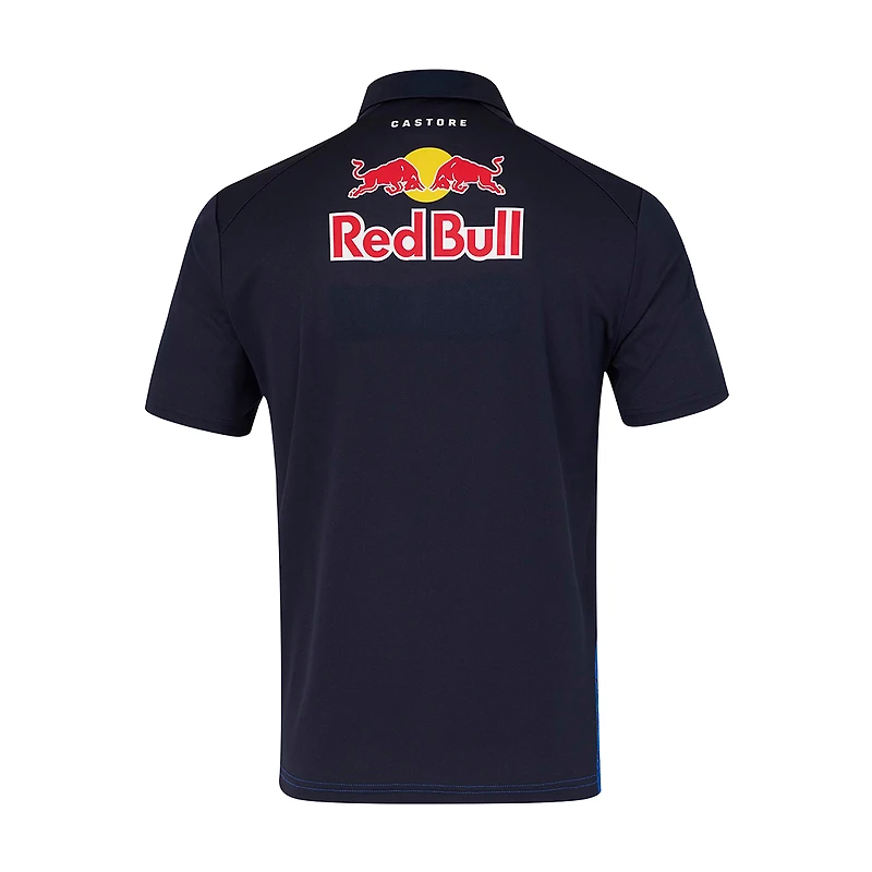 Polo réplique Max Verstappen noir/bleu Red Bull Racing 2026 pour homme